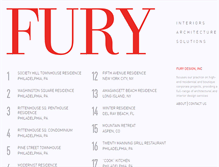 Tablet Screenshot of furydesigninc.com
